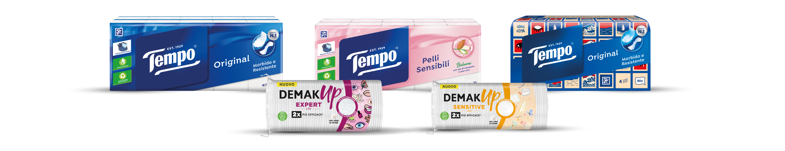 Prodotti Tempo e Demak'Up