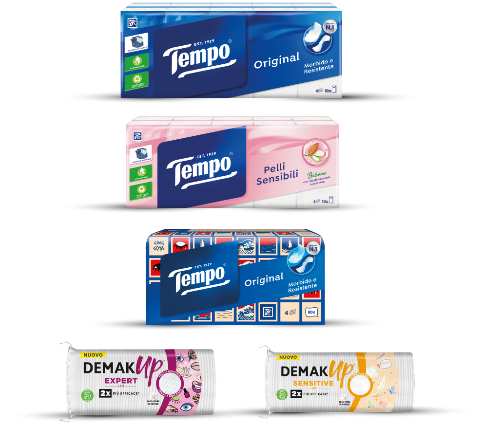 Prodotti Tempo e Demak'Up